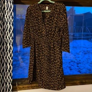 Old navy dress - leopard print